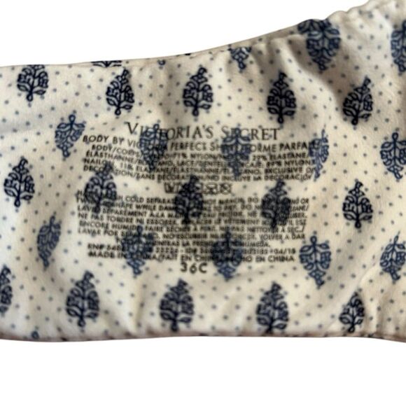 Victoria’s Secret Paisley Embroidered Lace Bra Size 36C - Picture 4 of 4